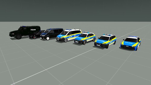 Fahrzeugflotte Polizei