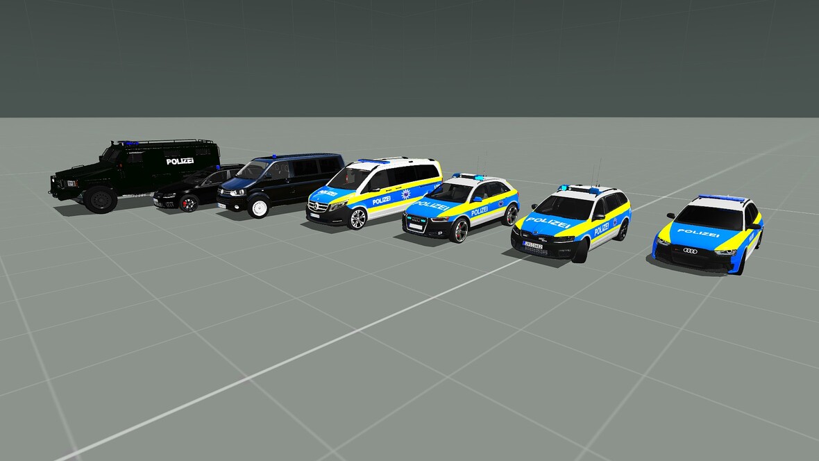 Fahrzeugflotte Polizei