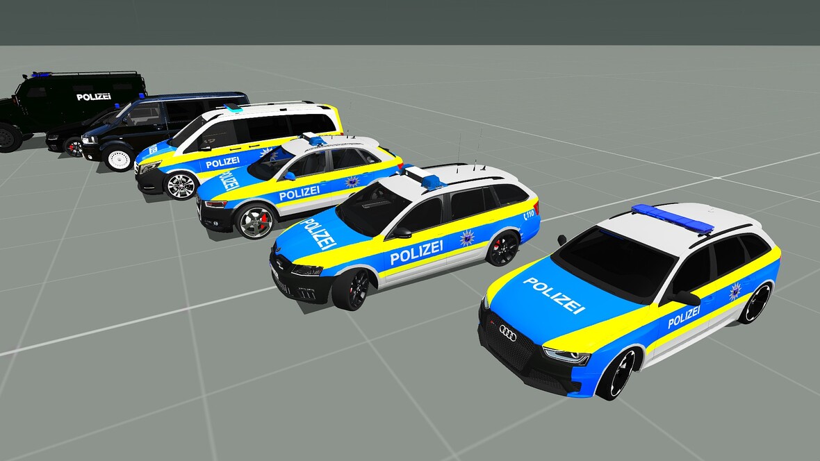 Fahrzeugflotte der Polizei
