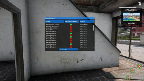 Bauplan System Dialog UPDATE