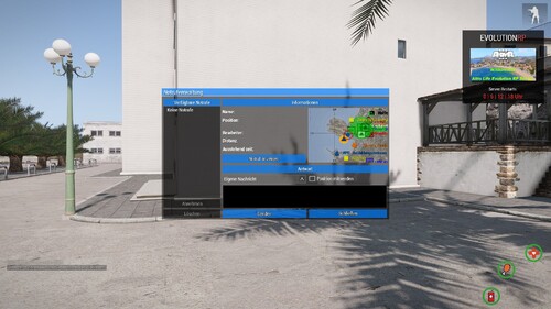 Notrufsystem Menu überarbeitet