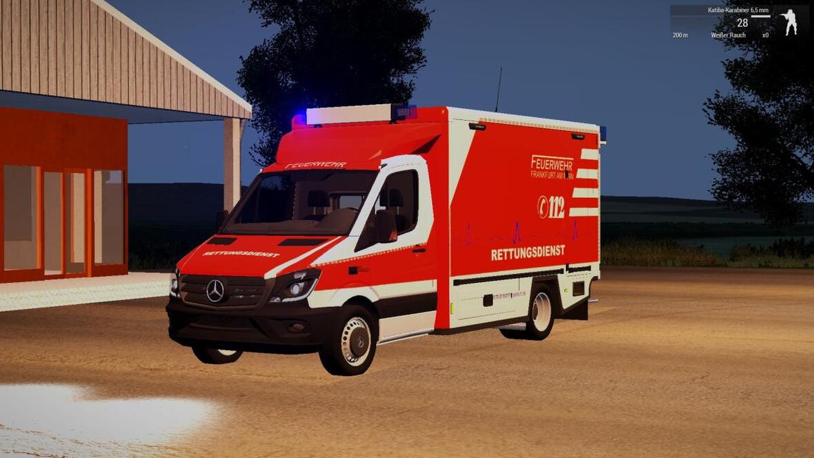 RTW von der Berufsfeuerwehr Frankfurt
