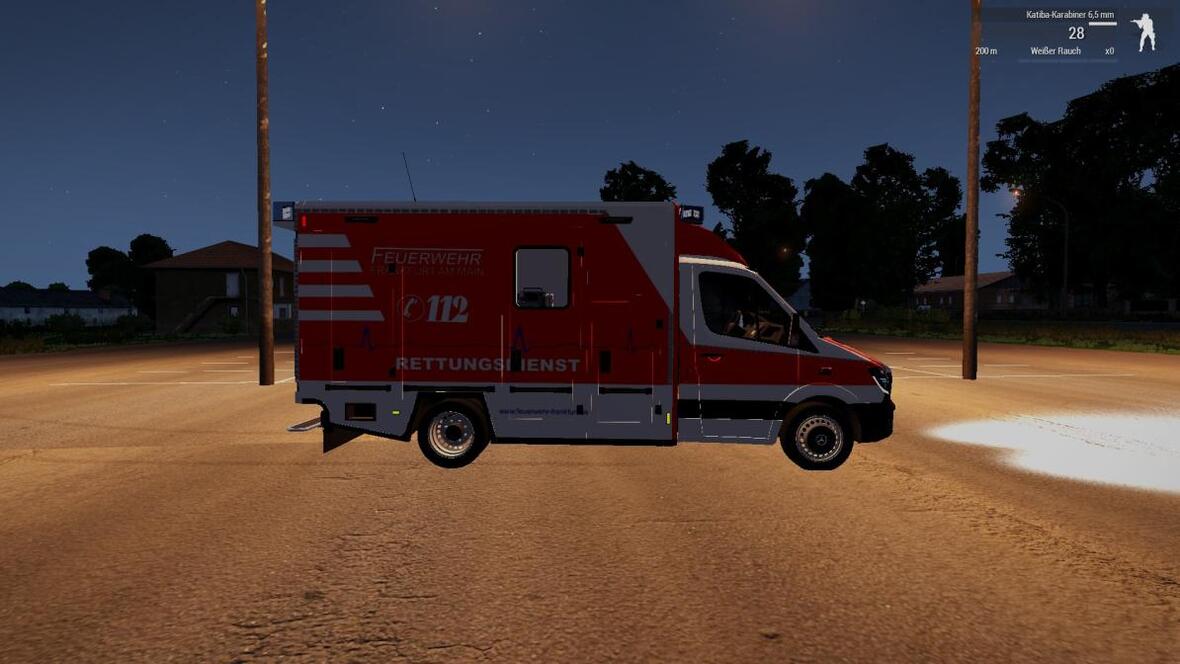 RTW von der Berufsfeuerwehr Frankfurt