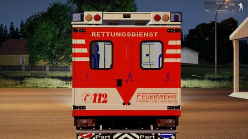 RTW von der Berufsfeuerwehr Frankfurt