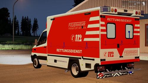 RTW von der Berufsfeuerwehr Frankfurt