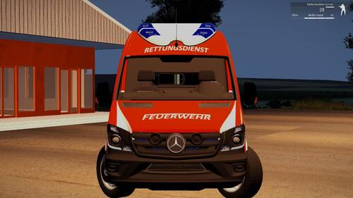 Krankenwagen der Berufsfeuerwehr Frankfurt