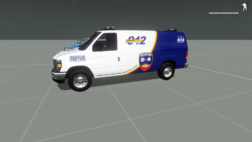 E350 Transport Unit Fire Department Car Skin | Atlantik Gaming