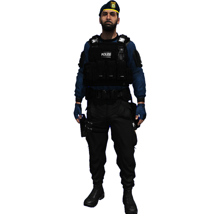 NewCityLife Schutzpolizei Pullover mit Weste