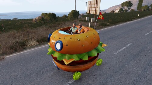 [FUN CAR] Spongebob Burgermobile