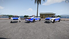 BMW X6 | Ford Mustang Polizei