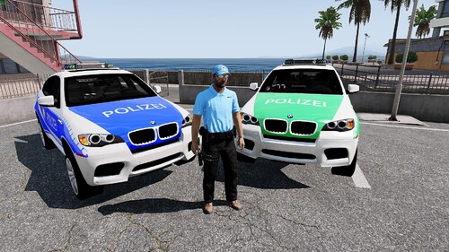 BMW X6 | Ford Mustang Polizei