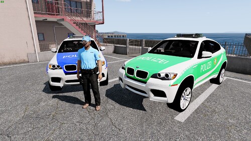 BMW X6 | Ford Mustang Polizei