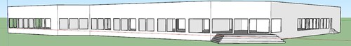 TFM-PD-V2 | Ansicht Eingang Sketchup
