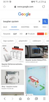 Mein Bauplan system auf Google