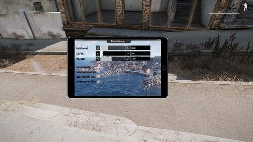 Z Menü V1 Einstellungs Menu