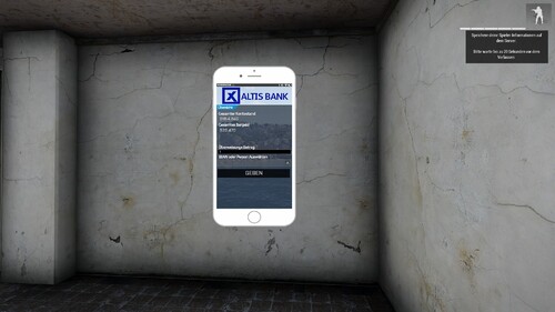 Z Menü V2 Ingame Ansicht Online Baniking