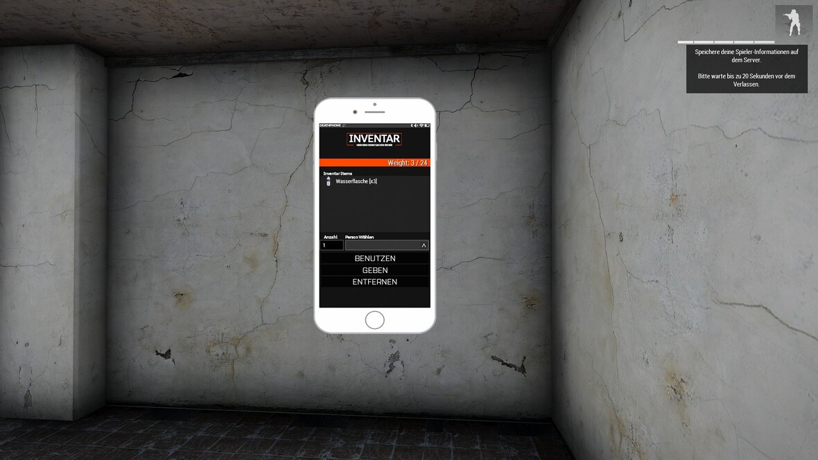 Z Menü V2 Ingame Ansicht Inventar