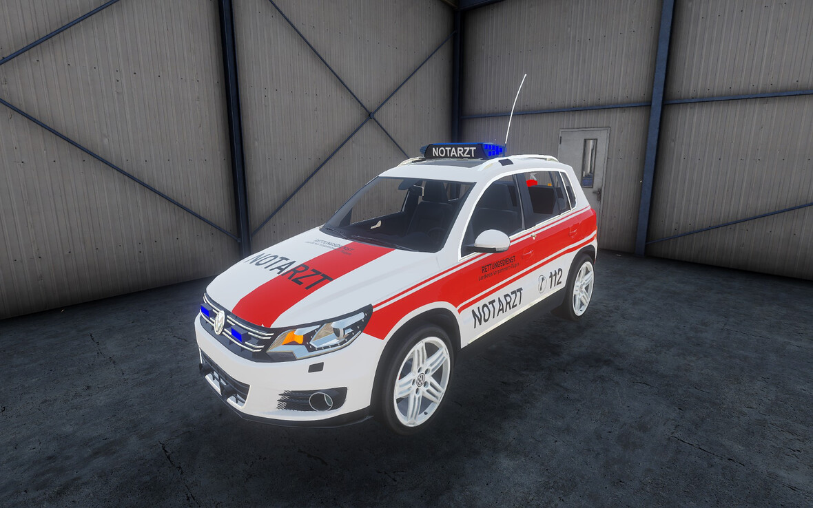 NEF Rettung Rügen 10/82/01 - VW Tiguan BJ. 2012