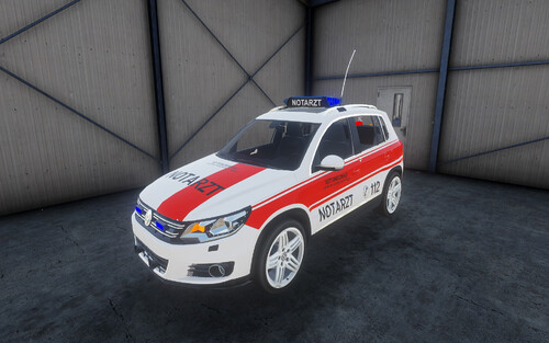 NEF Rettung Rügen 10/82/01 - VW Tiguan BJ. 2012