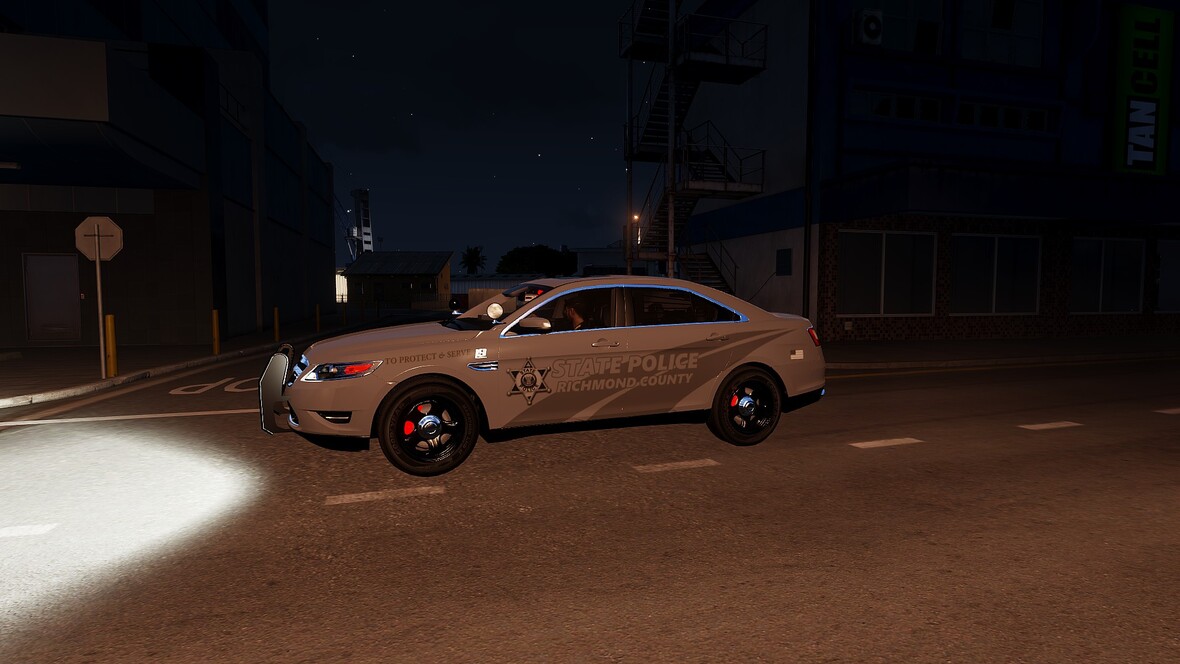 Ford Taurus State Police Ghost Design nach Kanadischen Vorbild