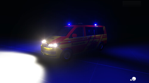 EL T6 bei Nacht