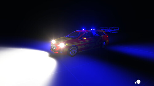 WAL Mondeo Bei Nacht