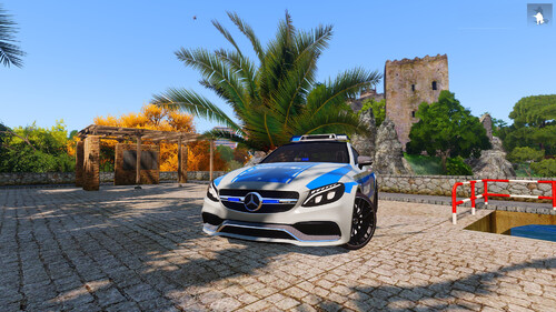 MERCEDES C63-S POLIZEI [FINISHED]