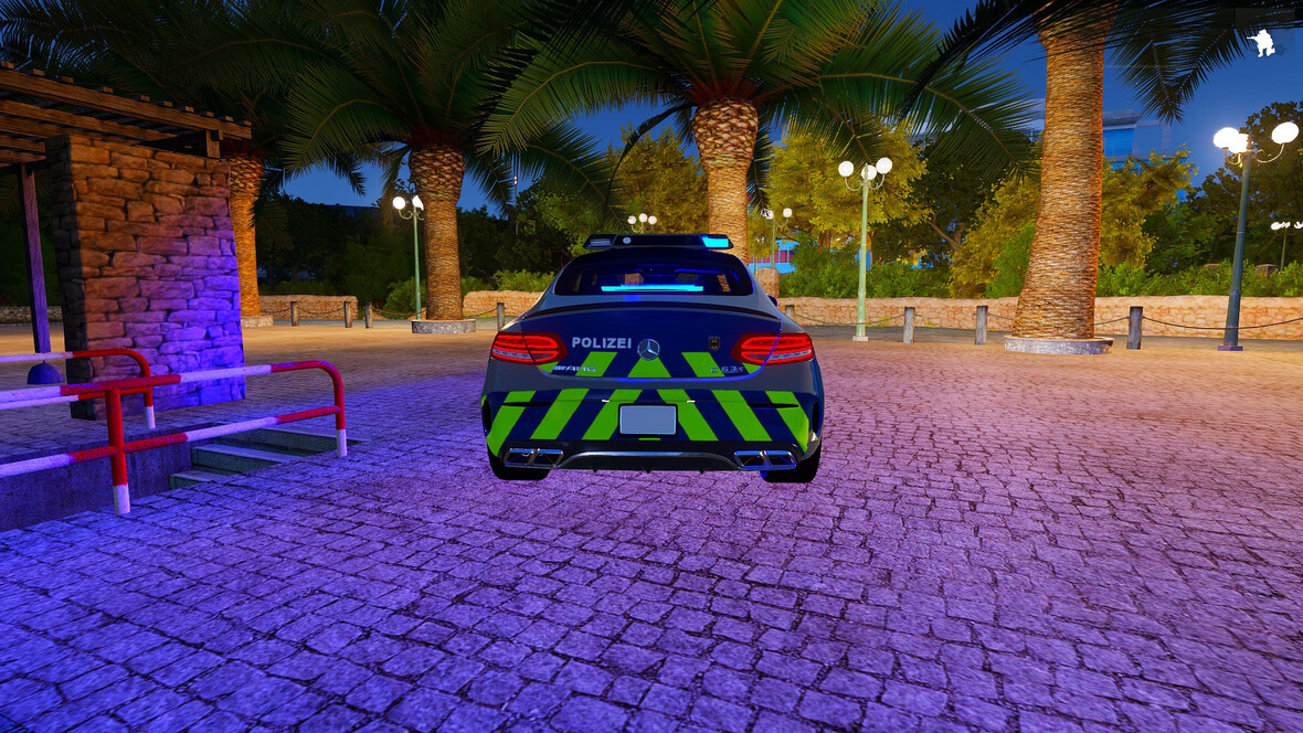 MERCEDES C63-S POLIZEI [FINISHED]