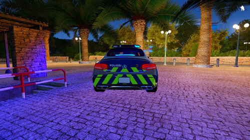 MERCEDES C63-S POLIZEI [FINISHED]