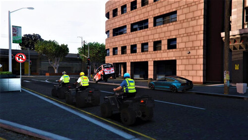 GTA5 | FiveM NordlichtGaming Quad Streife der Polizei Frankfurt |
