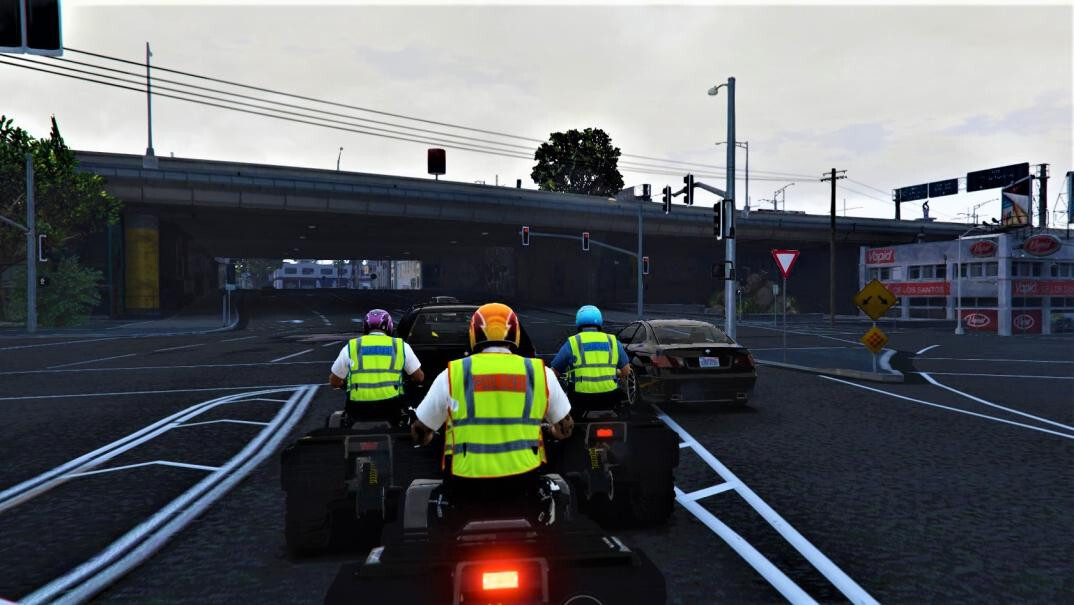 GTA5 | FiveM NordlichtGaming Quad Streife der Polizei Frankfurt |