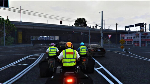 GTA5 | FiveM NordlichtGaming Quad Streife der Polizei Frankfurt |