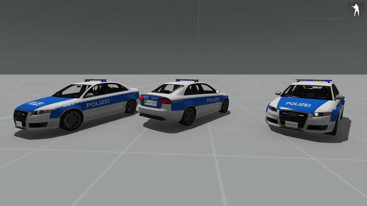 Audi RS4 Polizei