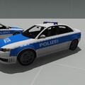 Audi RS4 Polizei Seite