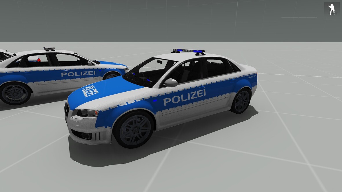 Audi RS4 Polizei Seite