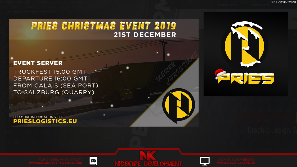 Christmas Logo und Werbebanner