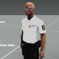 Polizei Uniform Berlin ( Weiß )
