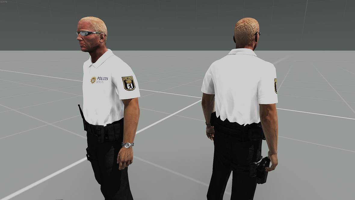 Polizei Uniform Berlin ( Weiß )