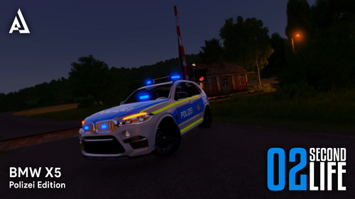 Der neue BMW X5M der Polizei Bergholm