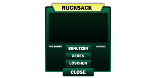 Inventar Menu für Rene Lerchberg