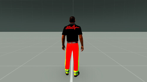 Rettungsdienst Uniform hinten | Elias177