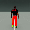 Rettungsdienst Uniform hinten | Elias177