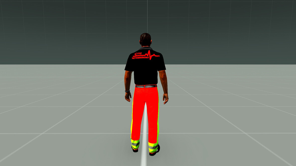 Rettungsdienst Uniform hinten | Elias177