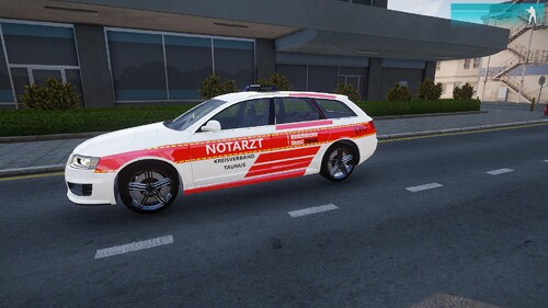 Kommandowagen Audi A6 Avant des Rettungsdienstes TaunusLifeRPG