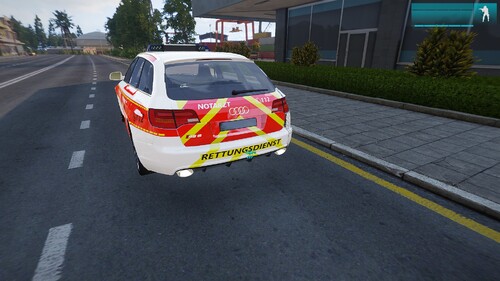 Kommandowagen Audi A6 Avant des Rettungsdienstes TaunusLifeRPG