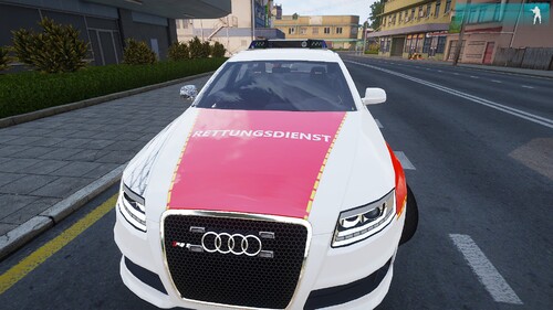 Kommandowagen Audi A6 Avant des Rettungsdienstes TaunusLifeRPG