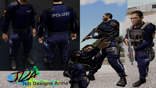 Bundespolizei-Uniform-Abänderung: Im Auftrag von Eisenschmiede Gaming Polizei Hi