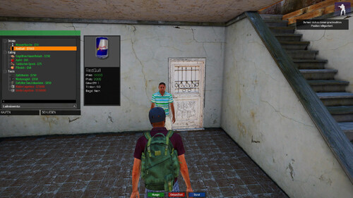 V-Item Shop Tree Manu mit Info Anzeige