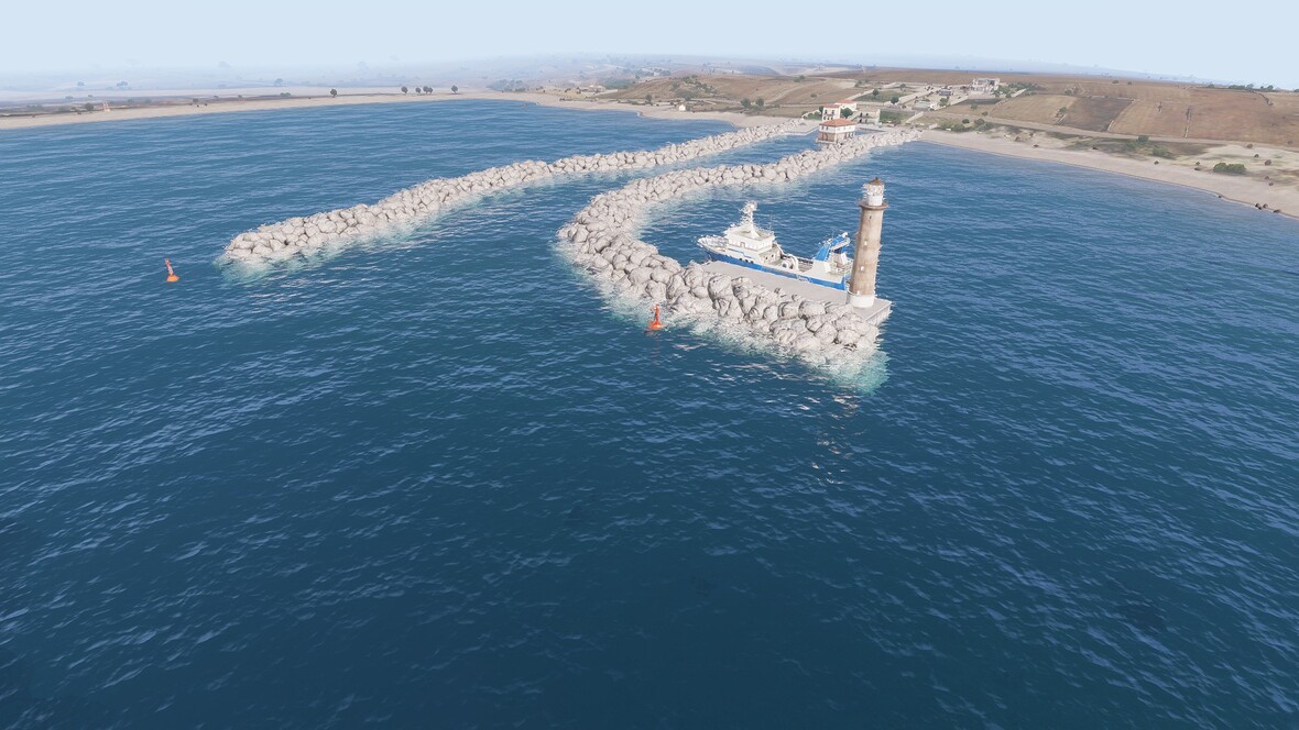 Wellenbrecher in Athira :)