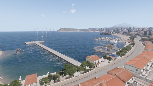 Baumwollpfluecker Altis Life Marktmeile, mit Pier und Schwimmbad